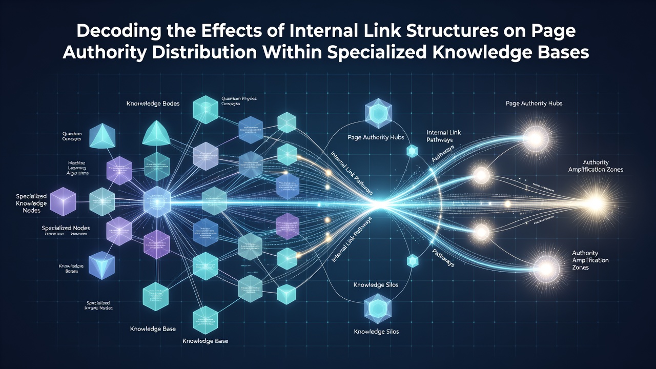 Decoding the Effects of Internal Link Structures on Page Authority Distribution Within Specialized Knowledge Bases